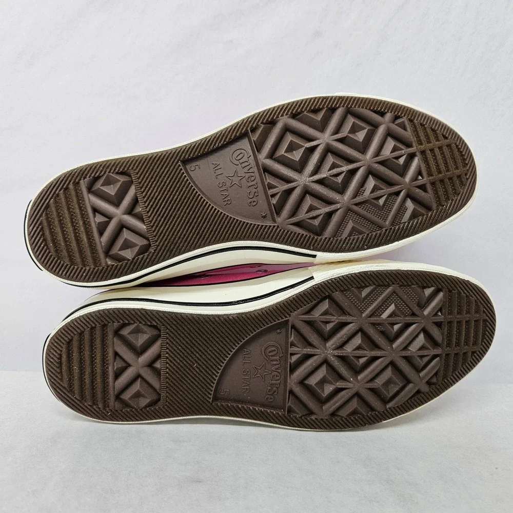 Converse Chuck 70‎ Oxford Shoes A08138F Pink Egret Black Women's Size 7 - Picture 7 of 9